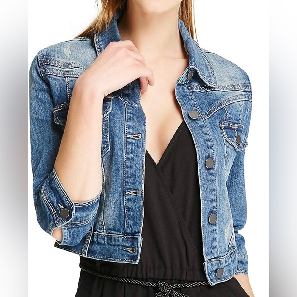 Cropped Jean Jacket